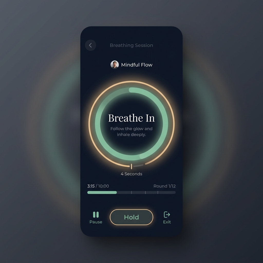 Catly breathing exercise interface